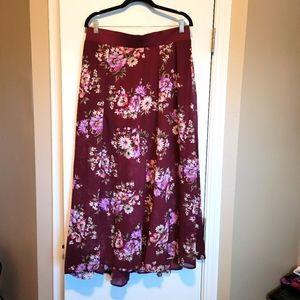 TORRID Size 0 Chiffon Skirt